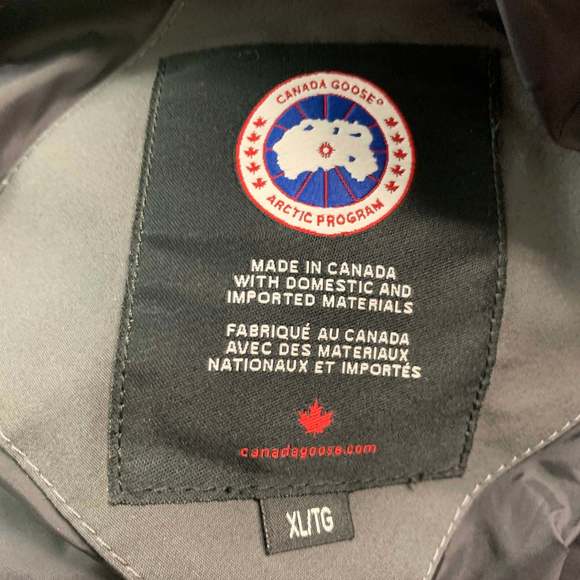 CANADA GOOSE Grey Quilted Polyester Cotton Hooded Jacket - Picture 7 of 9